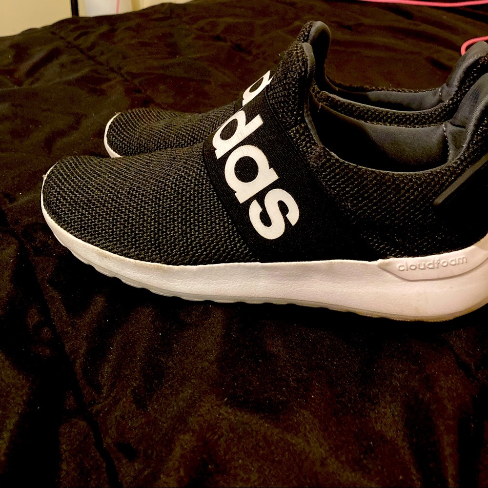 Girls adidas size 3. Black,white & grey.